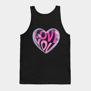 Love Heart Balloon | Valentine | lovely couple Tank Top